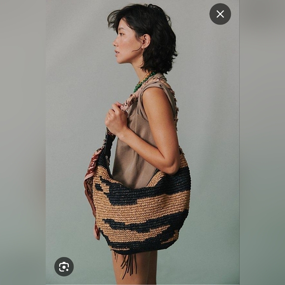 Free People Handbags - NWT Free People Santorini Straw Tote Bag